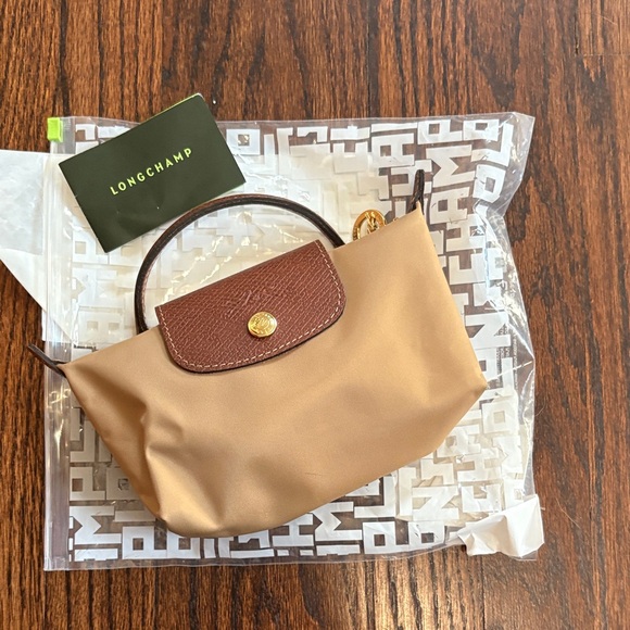 Longchamp Handbags - Longchamp Mini Bag in Tan and Brown